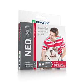 Antipulgas e Carrapatos Neopet Ourofino para Cães de 10Kg a 20Kg