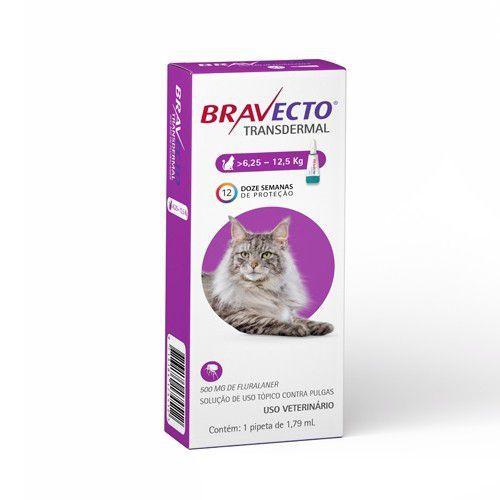 Antipulgas MSD Bravecto Transdermal P/ Gatos de 6,25 a 12,5Kg