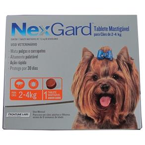 Antipulgas Nexgard para Cães de 2 a 4Kg
