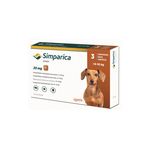Antipulgas Simparic 20 Mg para Cães 5,1 a 10 Kg - Zoetis- 3 Comprimidos