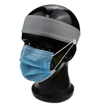 Antiskid Headband Máscaras faciais Headband à prova de dor de cabeça Elastic com botão Yoga Hairbands