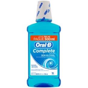 Antisséptico Bucal Oral-B Complete Menta 750Ml