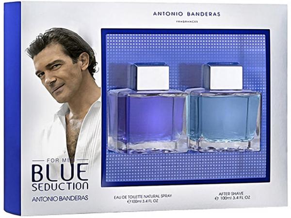 Antonio Banderas Blue Seduction For Men Coffret - Perfume Masculino Edt 100ml + Pós-Barba