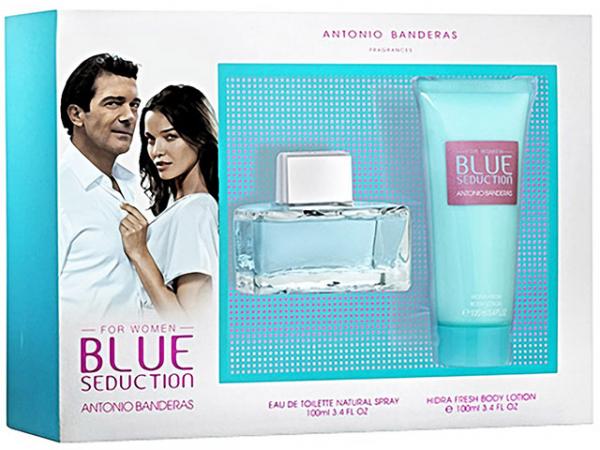 Antonio Banderas Blue Seduction For Women Coffret - Perfume Feminino Edt 100ml + Loção Corporal