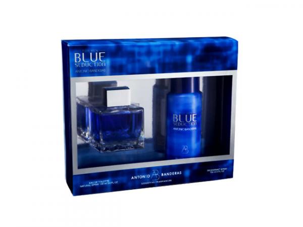 Antonio Banderas Coffret Perfume Masculino - Blue Seduction For Men Edt 100 Ml + Desodorante