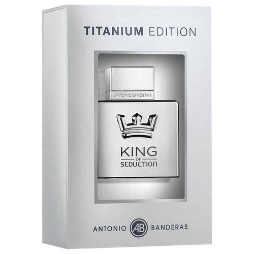 Antonio Banderas King Of Seduction Titanium Edition Perfume Masculino - Eau de Toilette 100ml
