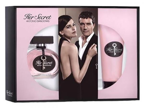 Antonio Banderas Kit Her Secret 2 Perfume Feminino - Eau de Toilette 80ml + Loção Corporal 100ml