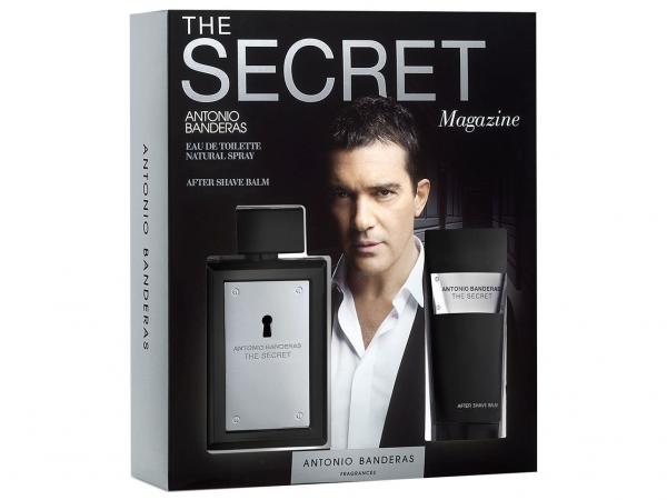 Antonio Banderas Kit The Secret Magazine Perfume - Masculino Eau de Toilette 100ml + Loção Pós Barba