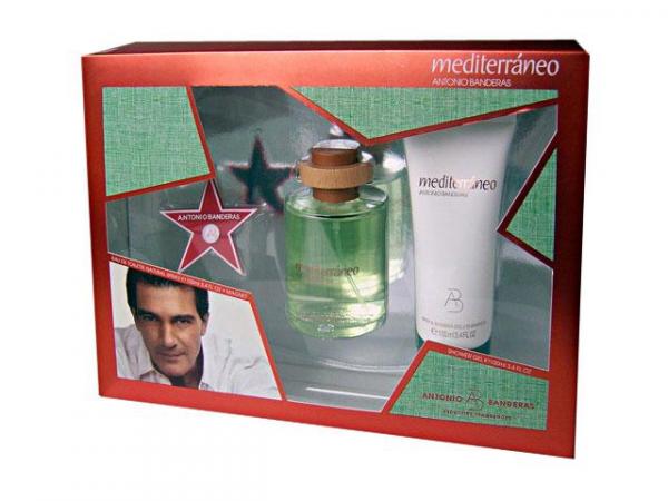 Antonio Banderas Mediterráneo - Perfume Masculino Edt 100 Ml + Gel de Banho