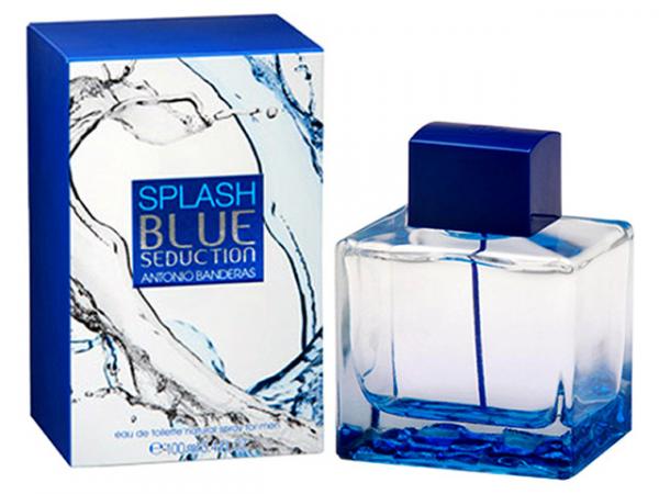 Antonio Banderas Splash Blue Seduction - Perfume Masculino Eau de Toilette 100 Ml