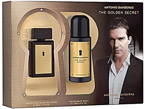 Antonio Banderas The Golden Secret Coffret - Perfume Masculino Edt 50ml + Desodorante