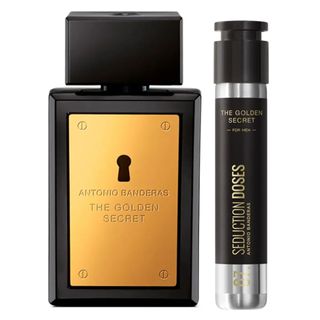 Antonio Banderas The Golden Secret Kit - Perfume Masculino 200ml EDT + Perfume Masculino Dose 30ml EDT Kit