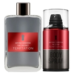 Antonio Banderas The Secret Temptation Kit - Perfume Masculino 200ml EDT + Body Spray 250ml