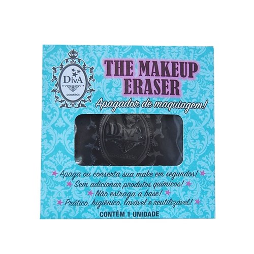 Apagador de Maquiagem Makeup Eraser Diva Cosmetics Preto