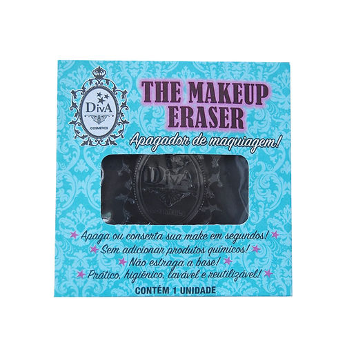 Apagador de Maquiagem Makeup Eraser Diva Cosmetics Preto