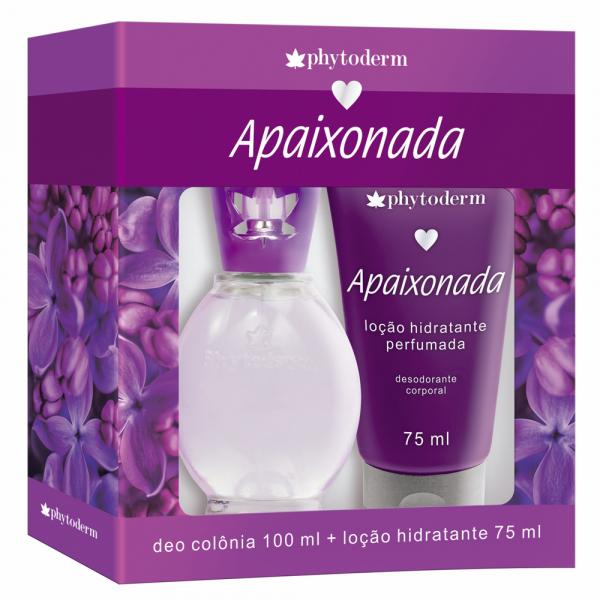 Apaixonada Phytoderm - Feminino - Deo Colônia - Perfume + Loção Hidratante