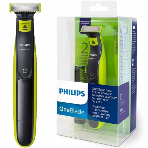 Aparador One Blade Seco e Molhado Verde e Cinza Philips Bivolt QP2521/10