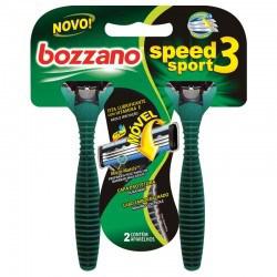 Aparelho de Barbear Bozzano Speed 3 Sport - 2 Unidades