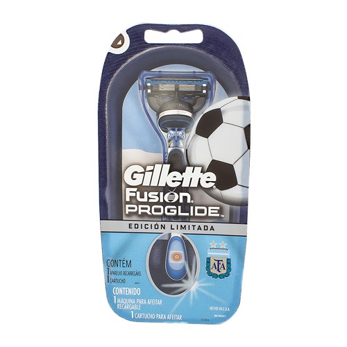 Aparelho de Barbear Gillette Fusion Proglide Argentina Edição Limitada com 1 Unidade