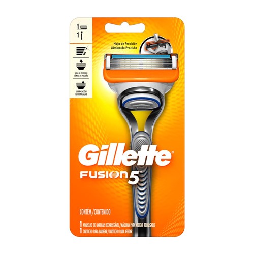 Aparelho de Barbear Gillette Fusion5 + 1 Carga