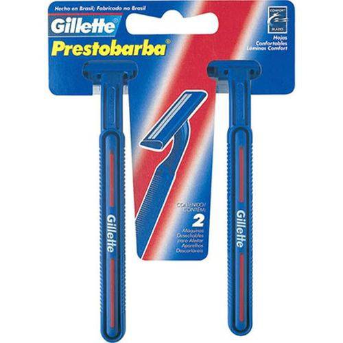Aparelho de Barbear Gillette Prestobarba / 2 Unidades