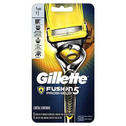 Aparelho de Barbear Recarregável Gillette Fusion Proshield