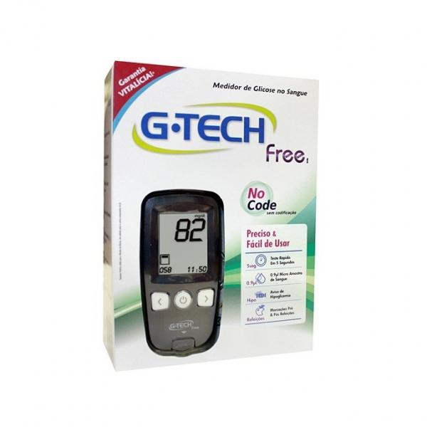Aparelho Medidor de Glicemia G-Tech Free