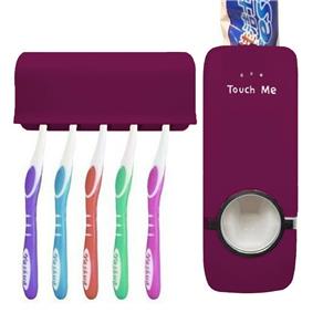 Aplicador de Creme Dental + Suporte Protetor de Escovas Marca: Toothpaste Touch Me®