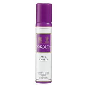 April Violets Refreshing Body Spray Yardley - Desodorante Feminino Floral Sensual 75ml