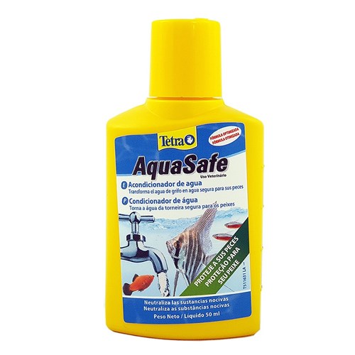 Aqua Safe 50ml Tetra Condicionador Aquário