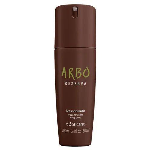 Arbo Reserva Desodorante Body Spray, 100ml - Lojista dos Perfumes