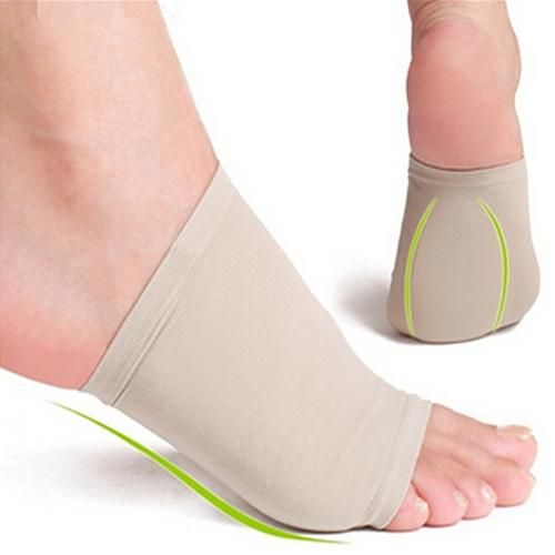 Arco Suporte Forefoot Almofada Plantar Fasciitis Dor Alívio Foot Sleeve Sock