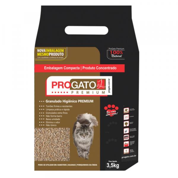 Areia Higiênica Gatos ProGato Premium 3,5 Kg