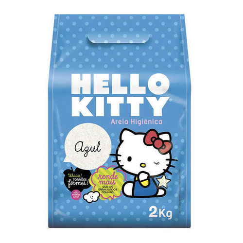 Areia Higiênica para Gatas Hello Kitty Clássica - 2 Kg