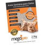 Areia Sanitária Premium para Gatos - 2,5 Kg - Megagato