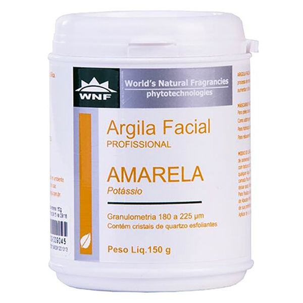 Argila Amarela Facial Profissional WNF 150g