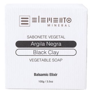 Argila Negra Elemento Mineral - Sabonete Vegetal 100g