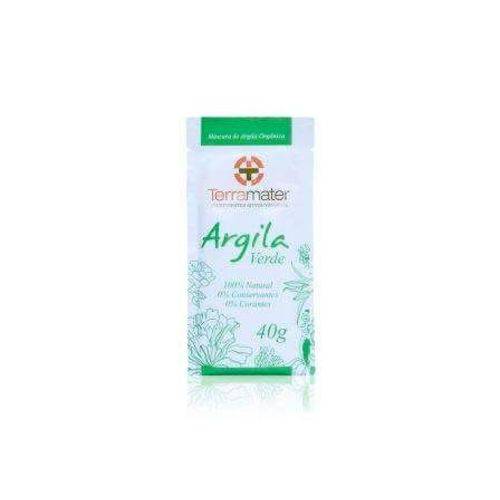 Argila Orgânica Verde Antioleosidade - Terramater - 40g