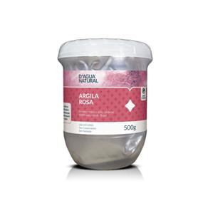 Argila Rosa 500g - D`Agua Natural