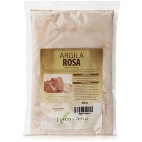 Argila Rosa, 250g - Força da Terra - Rosa