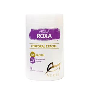 Argila Roxa Corporal e Facial Vedis com 1kg
