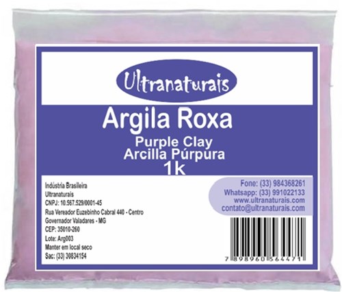 Argila Roxa K - Ultranaturais