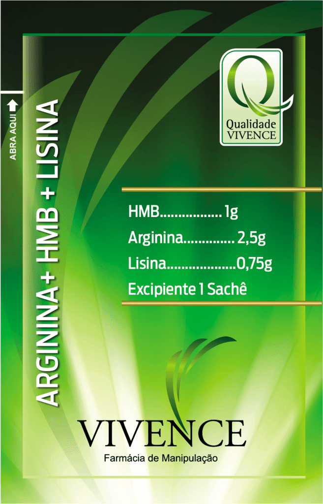 Arginina + Hmb + Lisina (60 Sachês, Abacaxi)