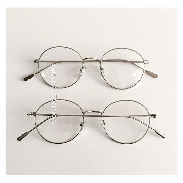 Armação de Óculos de Grau - Round Piccolo - Prata - Menina Flor