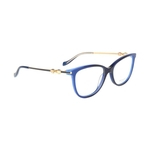 Armação Oculos Grau Ana Hickmann Ah6346 C01 Azul Translucido