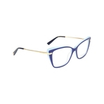 Armação Oculos Grau Ana Hickmann Ah6372 H03 Azul Translucido