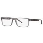 Armação Oculos Grau Armani Exchange Ax3060 8296 54 Cinza Fosco