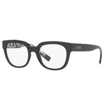 Armação Oculos Grau Armani Exchange Ax3061 8158 51 Preto Brilho