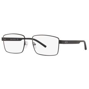 Armação Oculos Grau Armani Exchange Ax1037 6063 - PRETO