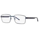 Armação Oculos Grau Armani Exchange Ax1037 6113 55 Azul Fosco